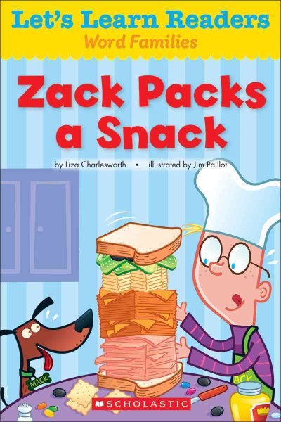 Let's Learn Readers: Zack Packs A Snack cover