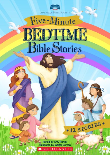 Five-Minute Bedtime Bible Stories (American Bible Society) cover