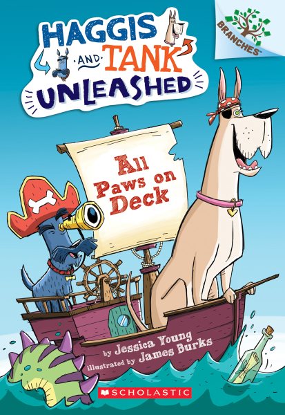 All Paws on Deck: A Branches Book (Haggis and Tank Unleashed #1) (1) cover