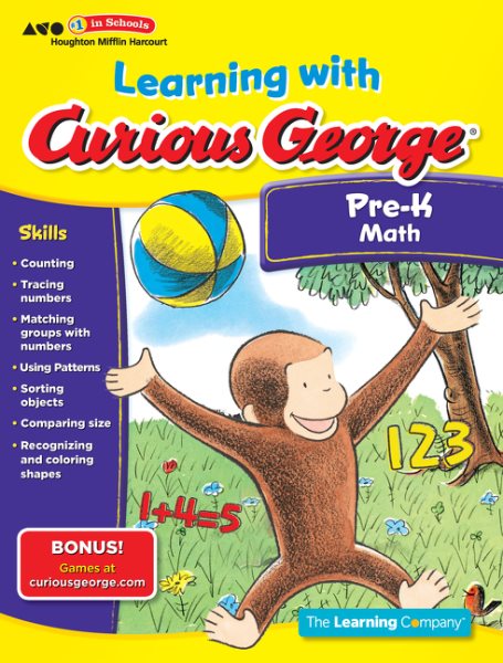 Learning with Curious George Pre-K Math cover