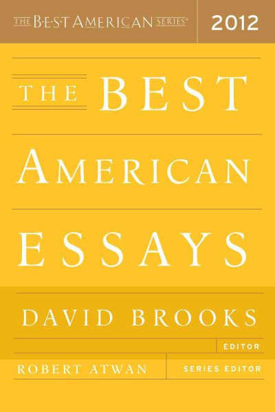 The Best American Essays 2012 cover