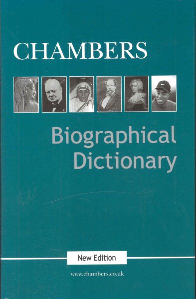Chambers Biographical Dictionary cover