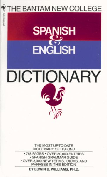 The Bantam New College Spanish & English Dictionary cover