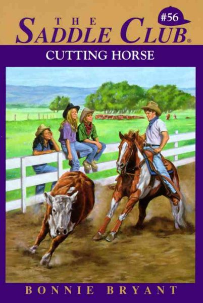 Cutting Horse (The Saddle Club, Book 56) cover