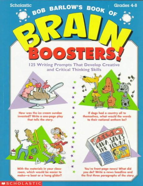 Bob Barlow's Book of Brain Boosters! (Grades 4-8) cover