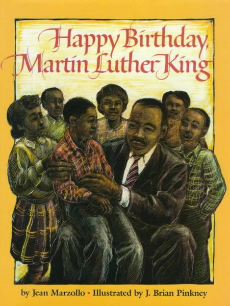 Happy Birthday Martin Luther King (Scholastic Hardcover) cover