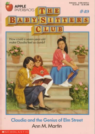 Claudia and the Genius of Elm Street (The Baby-Sitters Club #49) cover