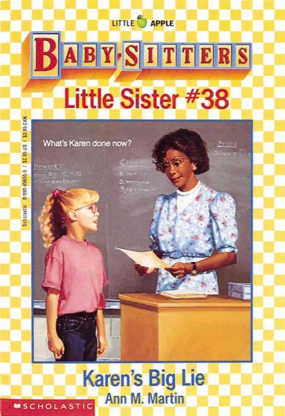 Karen's Big Lie;Baby-Sitters Little Sister, 38 cover