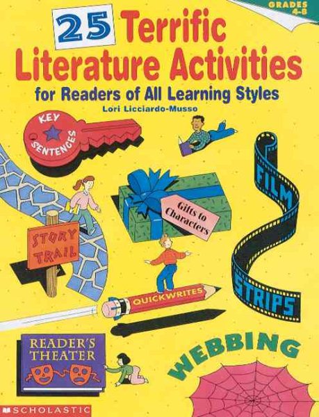 25 Terrific Literature Activities for Readers of All Learning Styles (Grades 4-8) cover