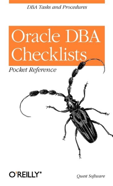 Oracle DBA Checklists Pocket Reference cover