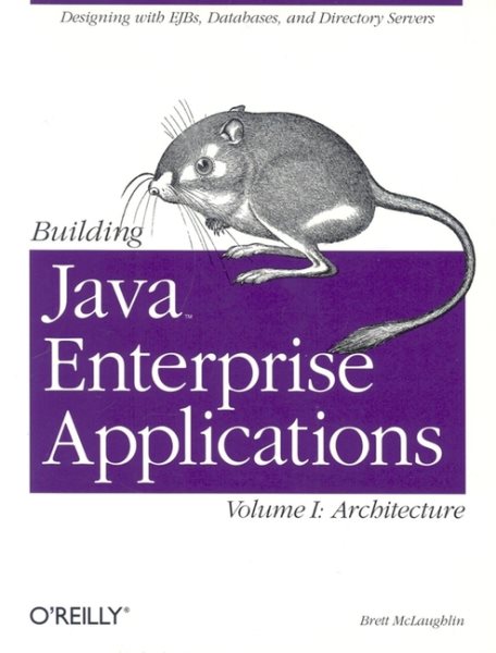 Building Java Enterprise Applications, Vol. 1: Architecture (O'Reilly Java) cover