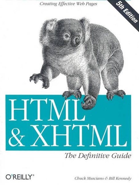 HTML & XHTML: The Definitive Guide, Fifth Edition cover