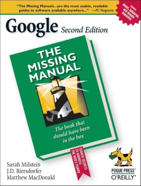Google: The Missing Manual: The Missing Manual cover