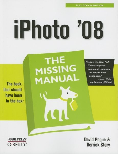 iPhoto '08: The Missing Manual cover