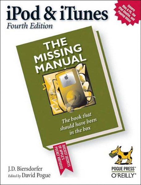 iPod & iTunes: The Missing Manual, Fourth Edition cover