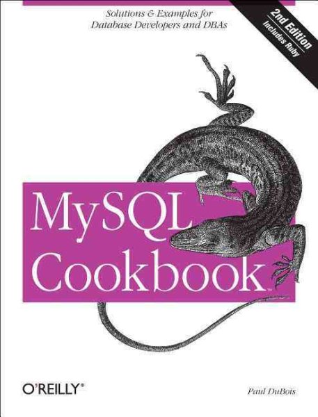 MySQL Cookbook cover