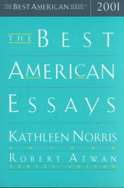 The Best American Essays 2001 (The Best American Series) cover