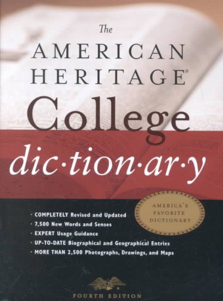 The American Heritage® College Dictionary, Fourth Edition cover