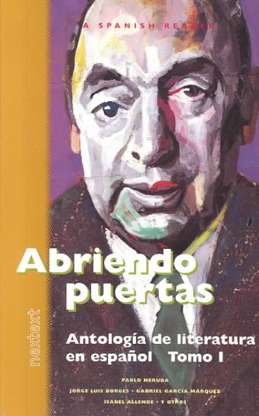 Abriendo Puertas: Antologia de literatura en espanol Tomo I (Spanish Edition) cover