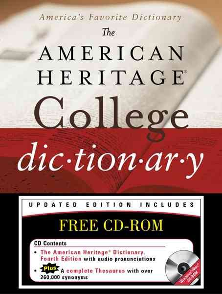 The American Heritage College Dictionary cover