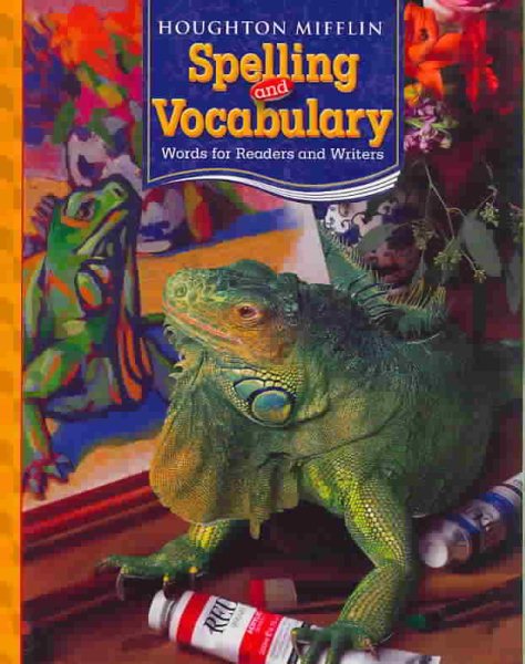 Houghton Mifflin Spelling and Vocabulary: Consumable Student Book Grade 5 2006 cover