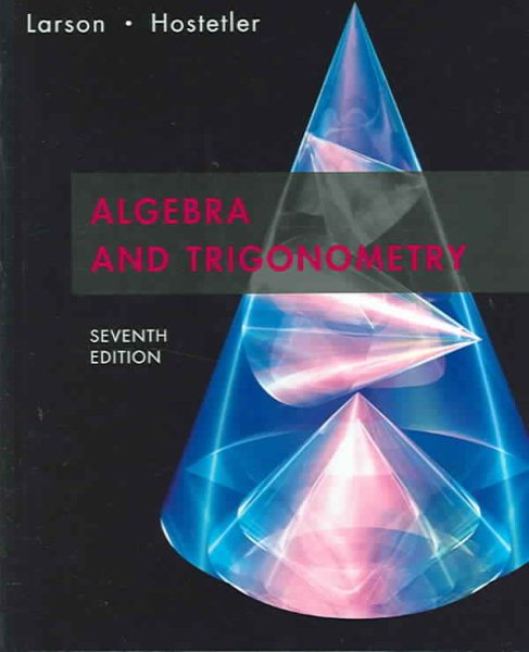 Algebra and Trigonometry, 7th Edition cover