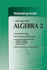 McDougall Littell Algebra 2: Notetaking Guide