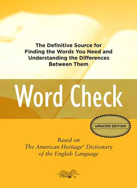 Word Check cover