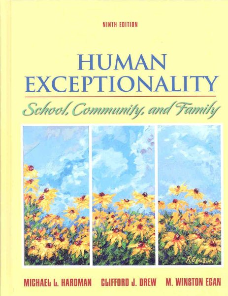 Human Exceptionality: School, Community, and Family cover