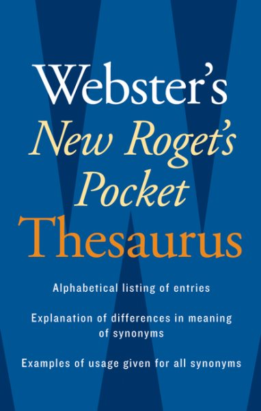 Webster's New Roget's Pocket Thesaurus cover