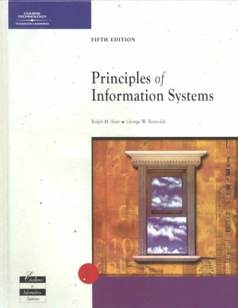 Principles of Information Systems, Fifth Edition cover
