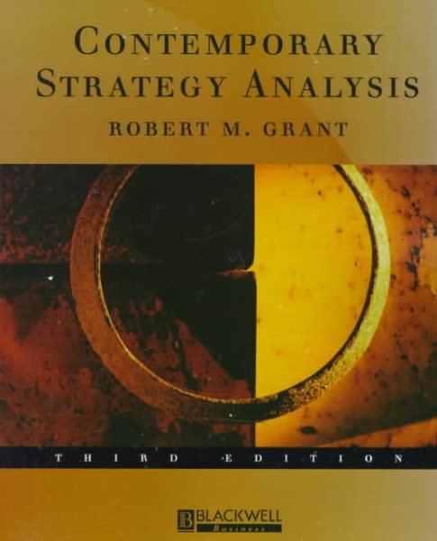 Contemporary Strategy Analysis, Third Edition (Blackwell Business) cover