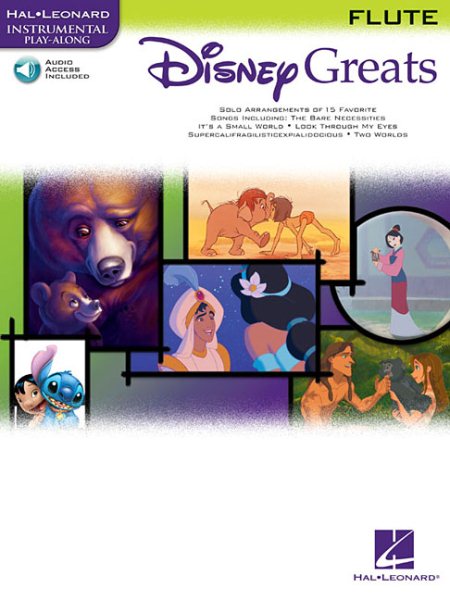 Disney Greats: for Flute Instrumental Play-Along Pack (Hal Leonard Instrumental Play-Along)