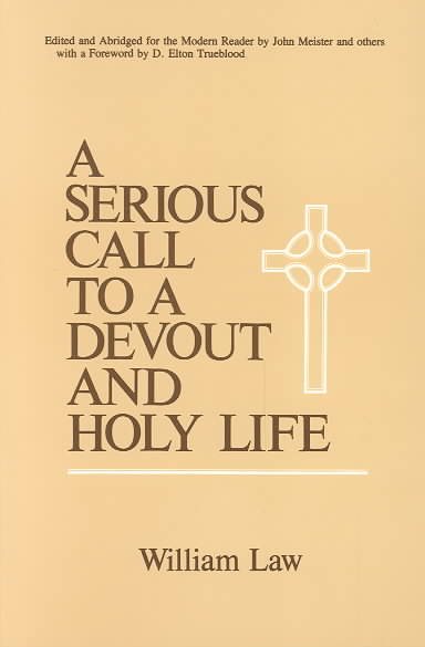 A Serious Call to a Devout and Holy Life cover