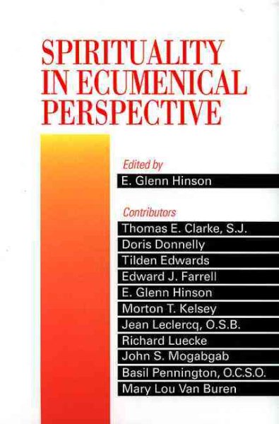 Spirituality in Ecumenical Perspective cover