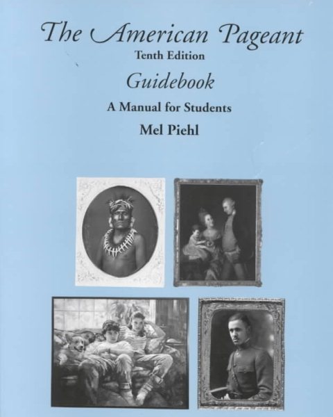 The American Pageant: Guidebook A Manual For Students cover