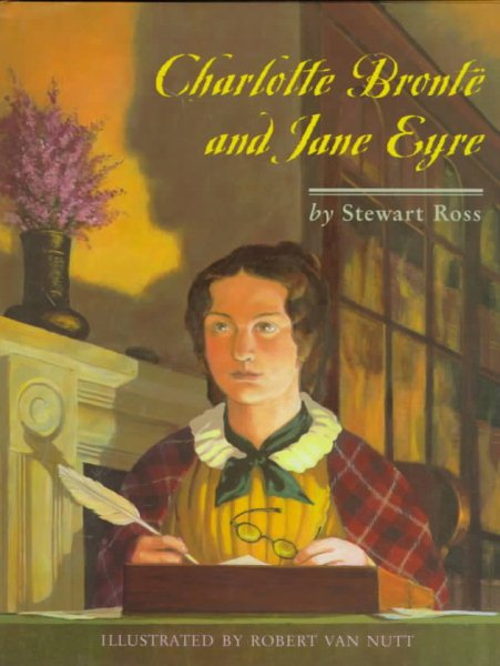 Charlotte Bronte and Jane Eyre cover