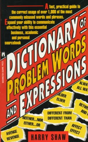 Dictionary of Problem Words and Expression: Dictionary of Problem Words and Expression