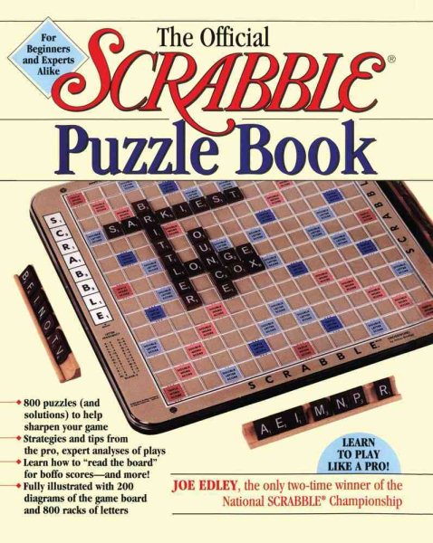 The Official Scrabble Puzzle Book cover