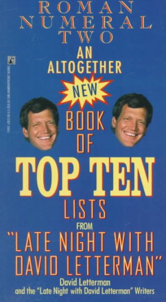 An Altogether New Book of Top Ten Lists
