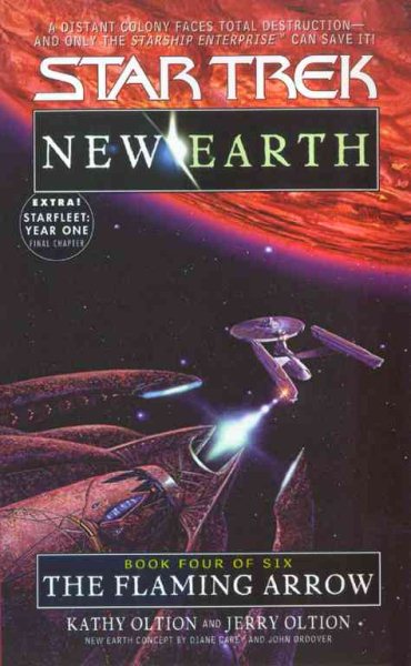 The Flaming Arrow (Star Trek: New Earth, Book 4) cover