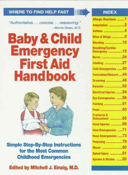 Baby and Child Emergency First Aid Handbook cover