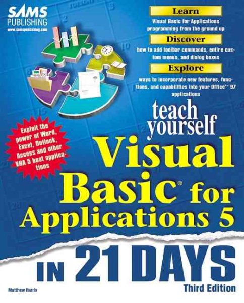 Sams Teach Yourself Visual Basic for Applications 5 in 21 Days, Third Edition cover