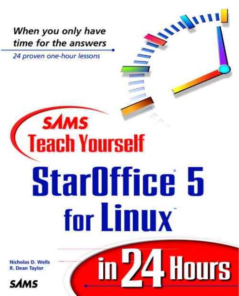 Sams Teach Yourself StarOffice 5 for Linux in 24 Hours cover