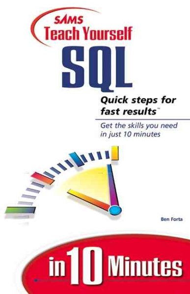 Sams Teach Yourself SQL in 10 Minutes cover