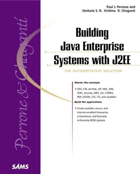 Building Java Enterprise Systems with J2EE cover