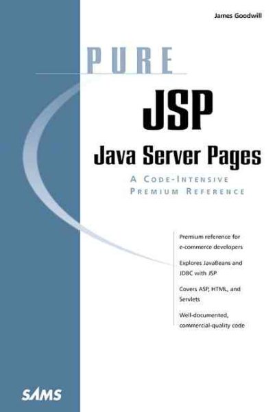 Pure Java Server Pages (Pure Series) cover