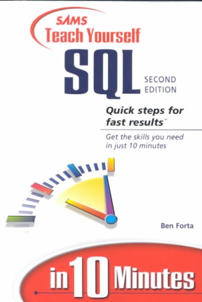 Sams Teach Yourself SQL in 10 Minutes (2nd Edition) cover
