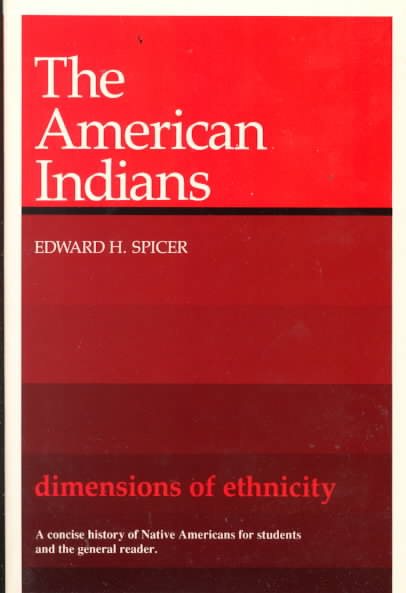 Dimensions of Ethnicity: The American Indians (Belknap Press) cover
