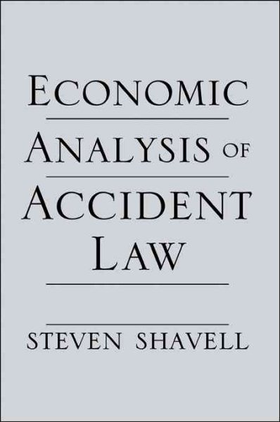 Economic Analysis of Accident Law cover